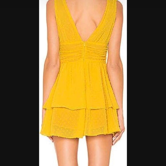 Majorelle | Revolve | Sunshine Yellow Dora Mini Dress - Picture 2 of 5